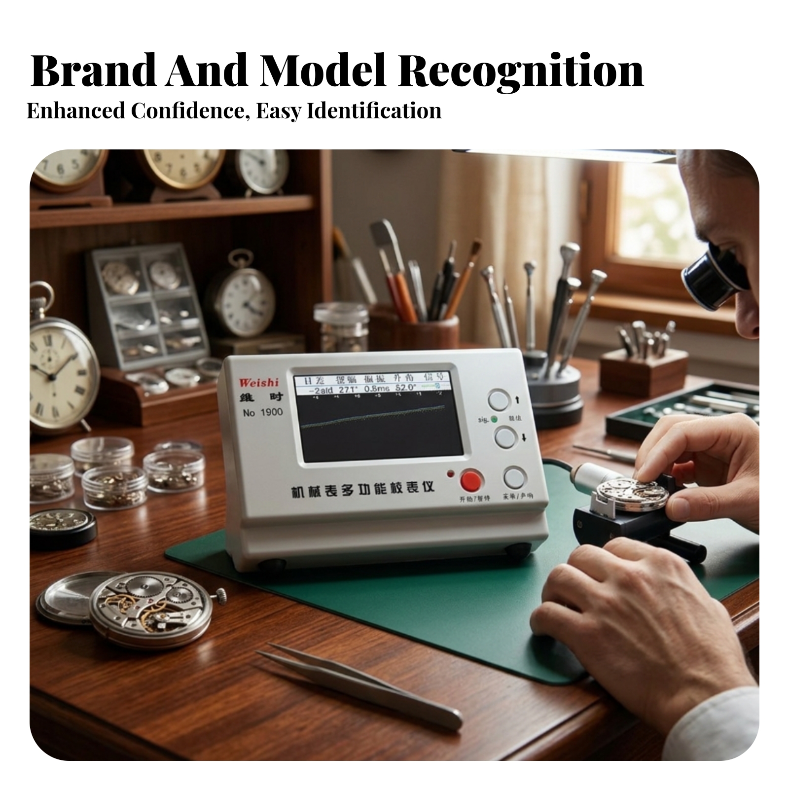 Electronics Repair Shop - Mechanical Watch Timegrapher Benchtop Watch Timing
