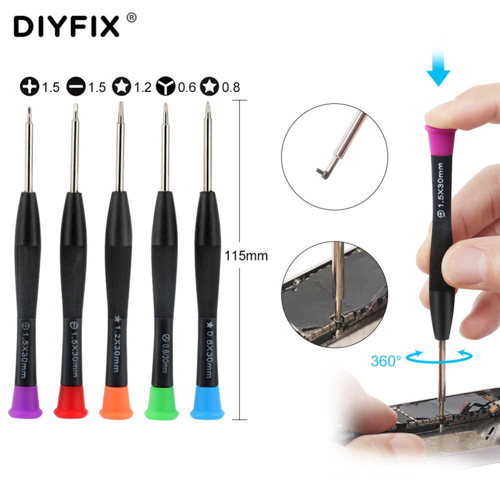 Pentalobe Screwdriver Set - DIYFIX Precision Screwdriver P2 P5 Pentalobe