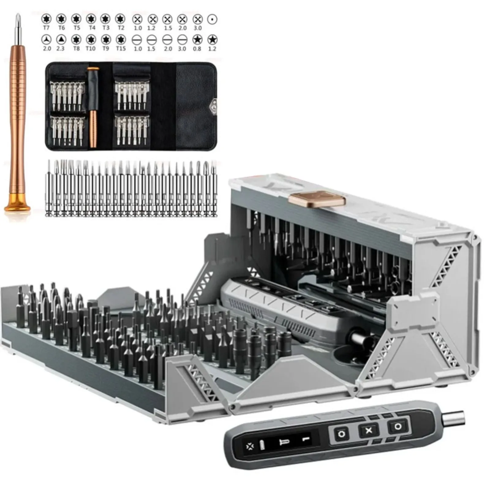 Electronics Repair Plus - 25-in-1 Precision Screwdriver Set, Portable High-Quality