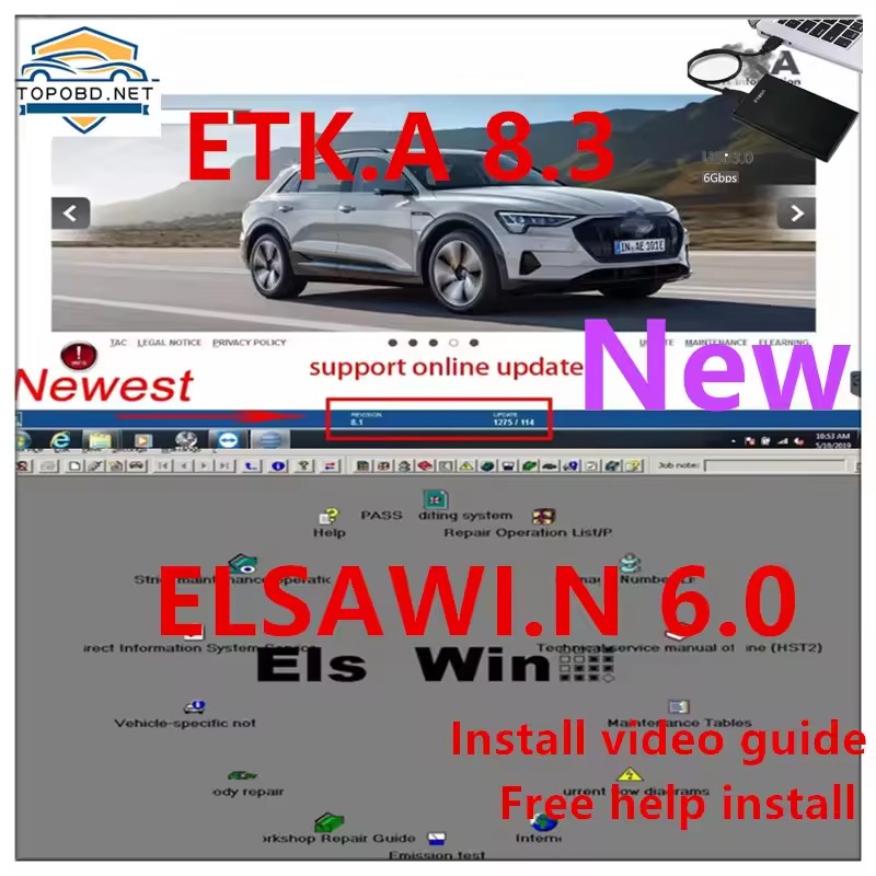 Electronics Repair Parts - 2023 hot elsawin 6.0 with etka