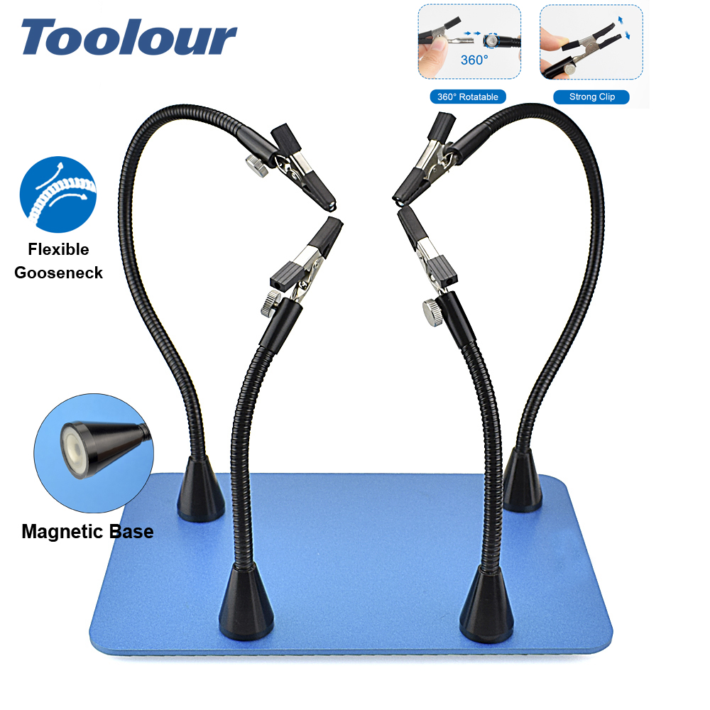Pcb Holder Clamp - Toolour Magnetic Helping Hands Soldering Tool