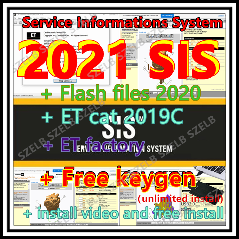 2021 SIS software + Cat ET 201 – обзор и цена Electronics Repair Technician