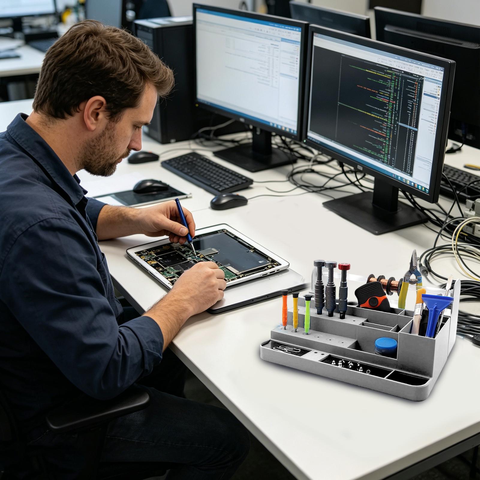 Heavy-Duty Desktop Storage Ele – обзор и цена Electronics Repair Shop