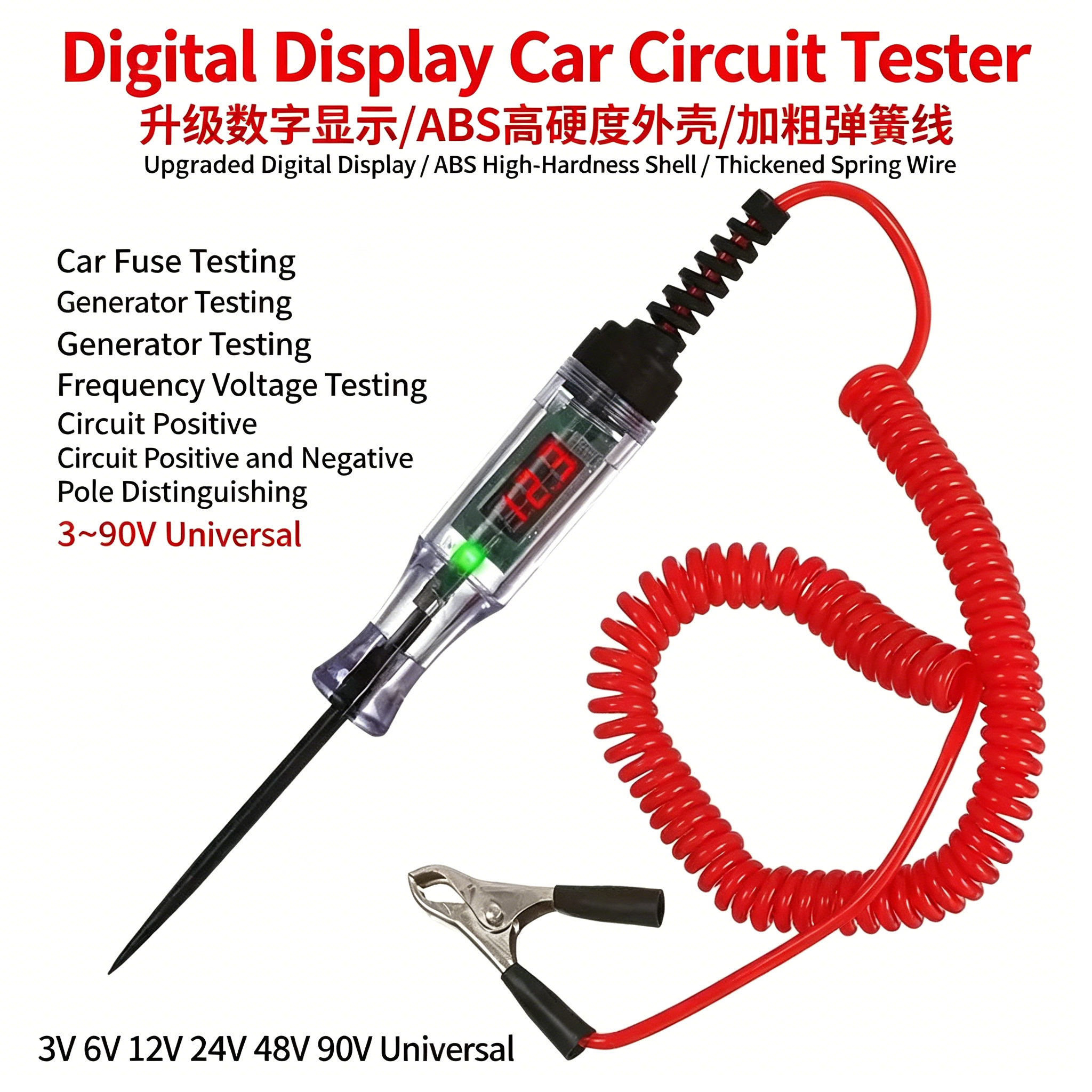 Car Voltage Tester LED Flashli – обзор и цена Repair Electronics