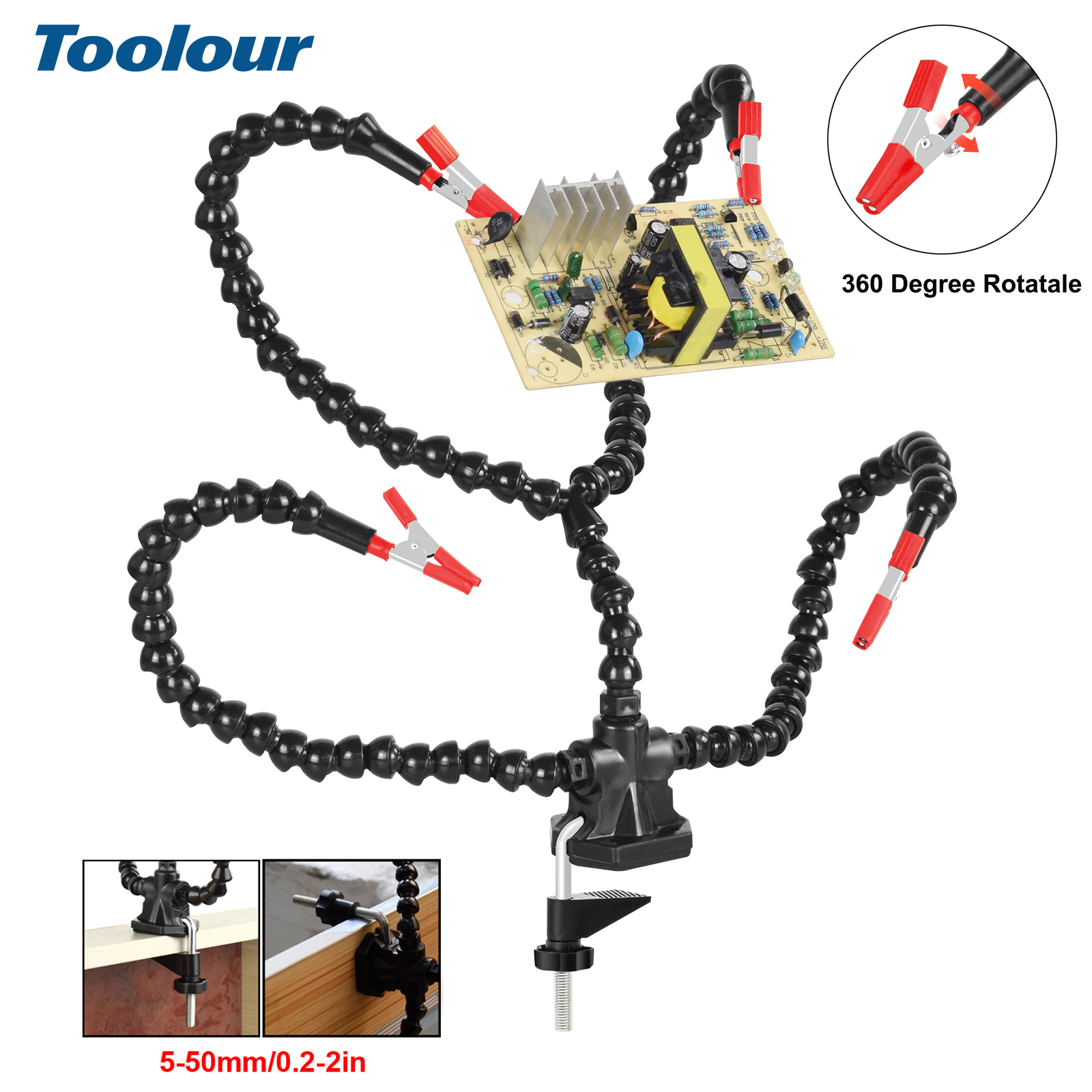 Toolour Soldering Station Help – обзор и цена Pcb Holder Clamp