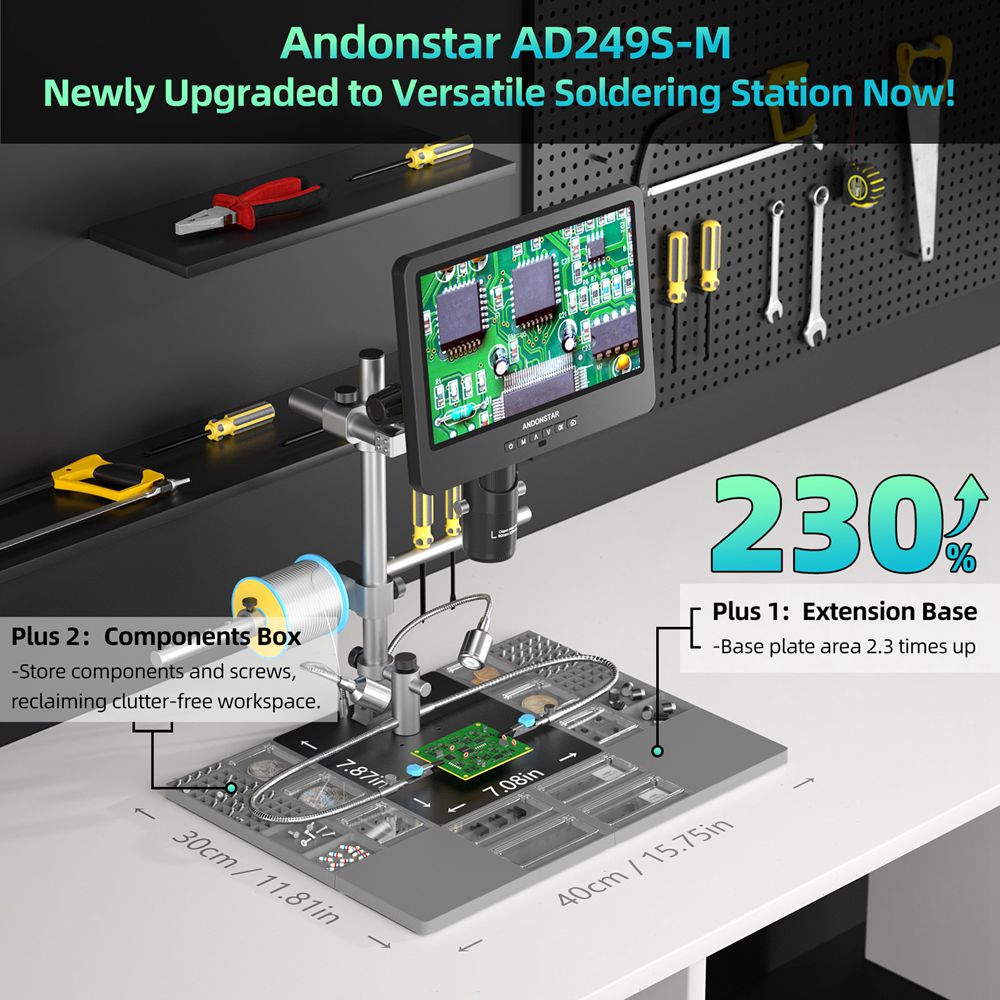 Andonstar AD249SM-Plus Trinocu – обзор и цена Electronics Repair Plus