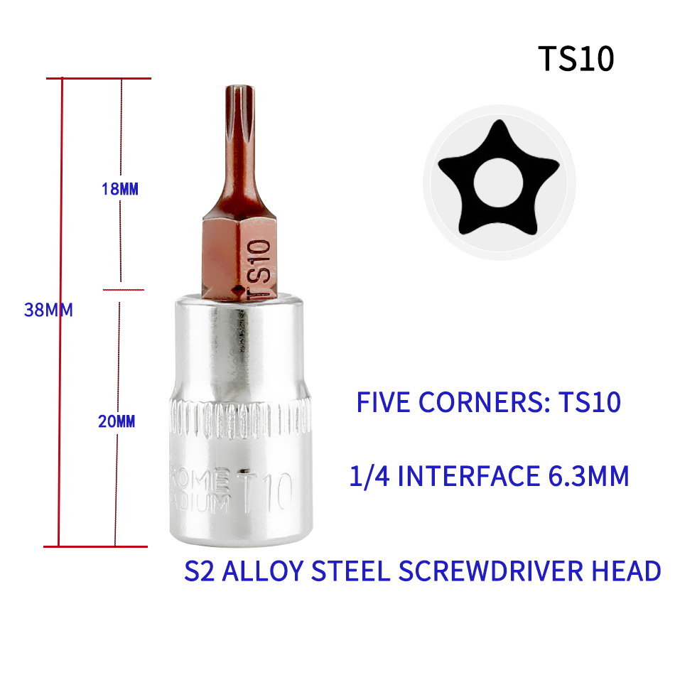 1/4 T10-T50 Star Pentalobe Scr – обзор и цена Pentalobe Screwdriver Set
