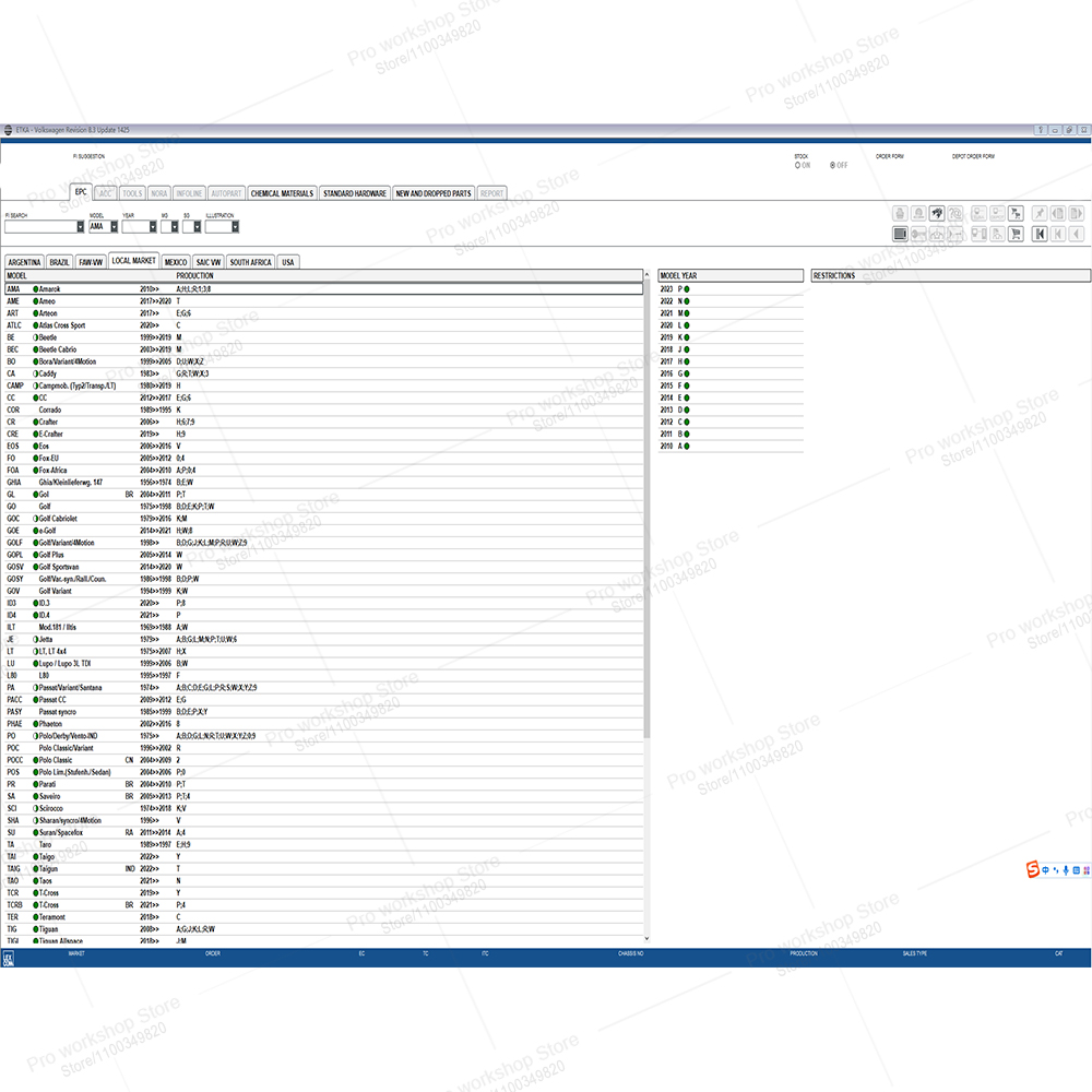 ETKA 8.3 Repair software Diagn – обзор и цена Electronics Repair Parts