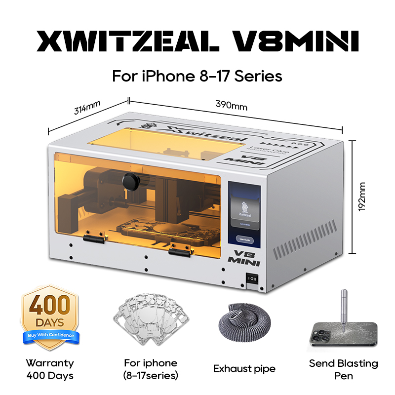 Xwitzeal® V8 MINI Laser Glue R – обзор и цена Electronics Repair Equipment