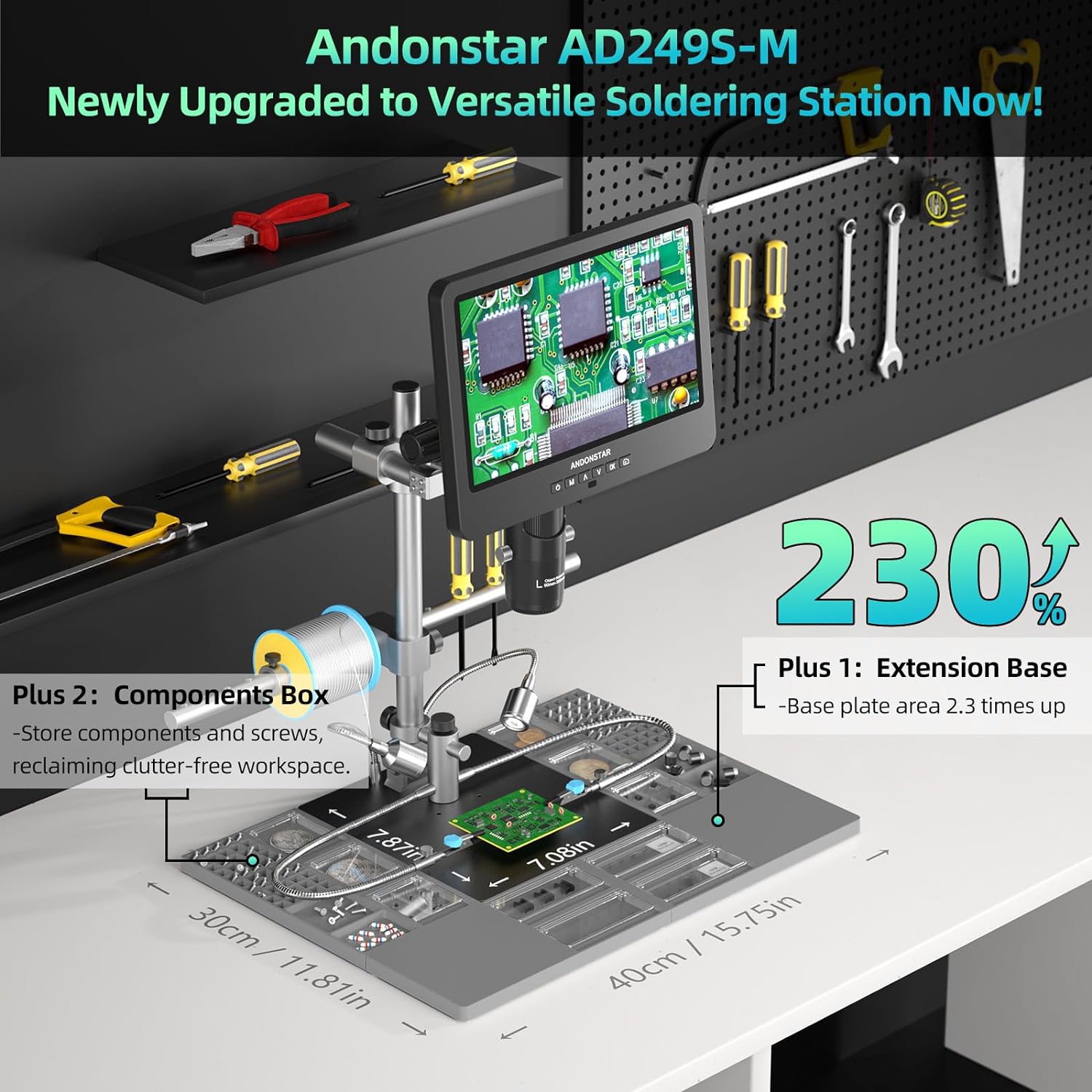 Andonstar AD249SM Plus 10.1''  – обзор и цена Electronics Repair Plus