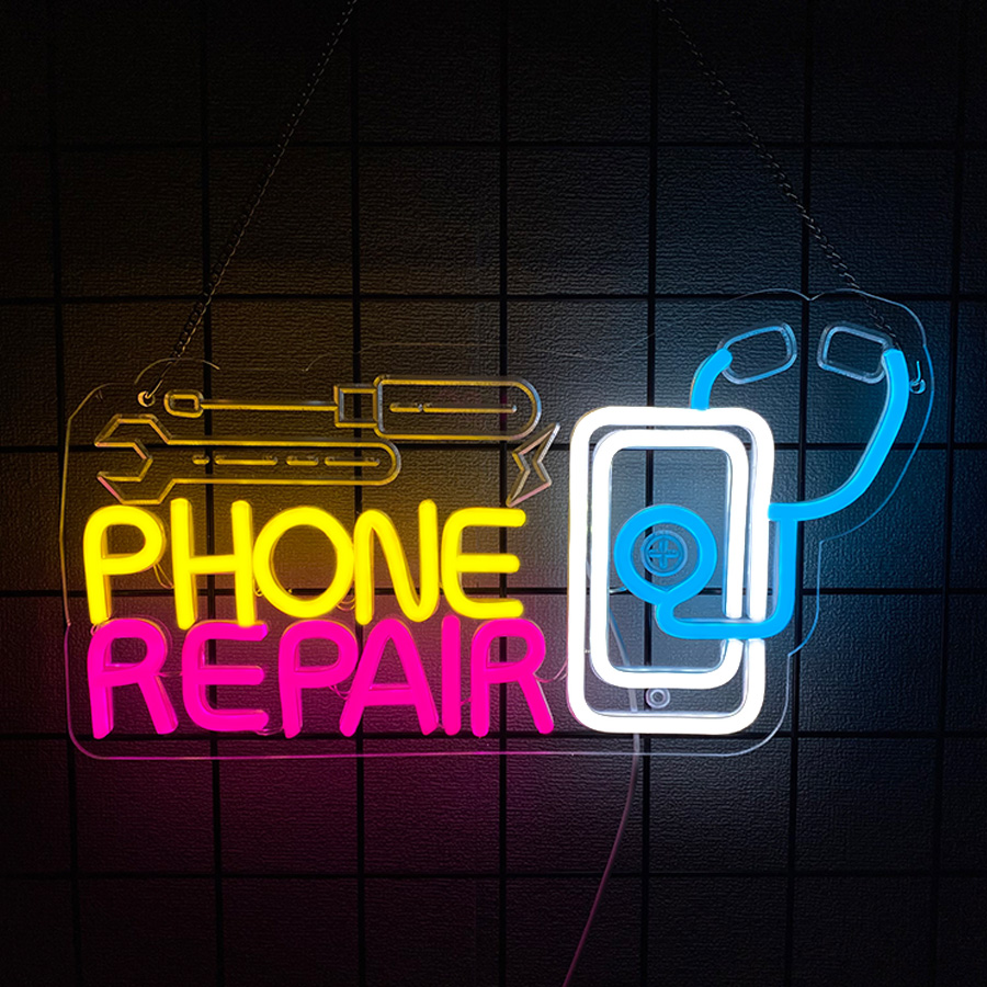 Phone Repair Neon Sign For Wal – обзор и цена Electronics Repair Shop