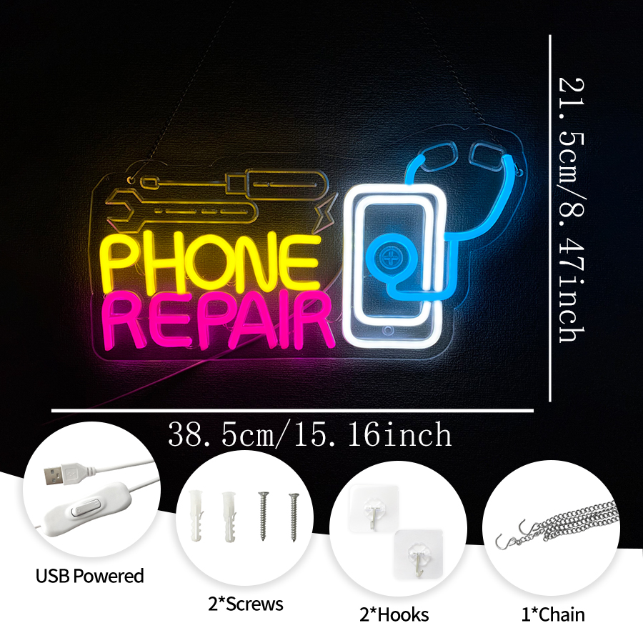 Phone Repair Neon Sign For Wal – обзор и цена Electronics Repair Shop