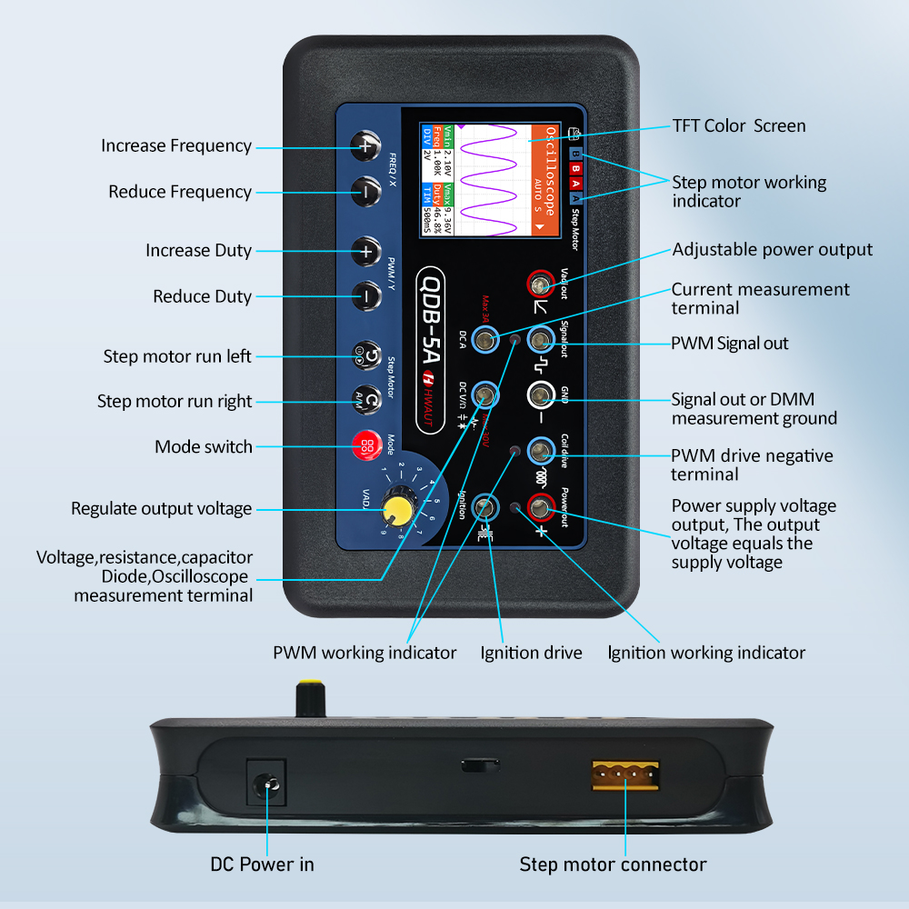 QDB4A QDB-5A Car Sensor Tester – обзор и цена Electronics Repair Equipment