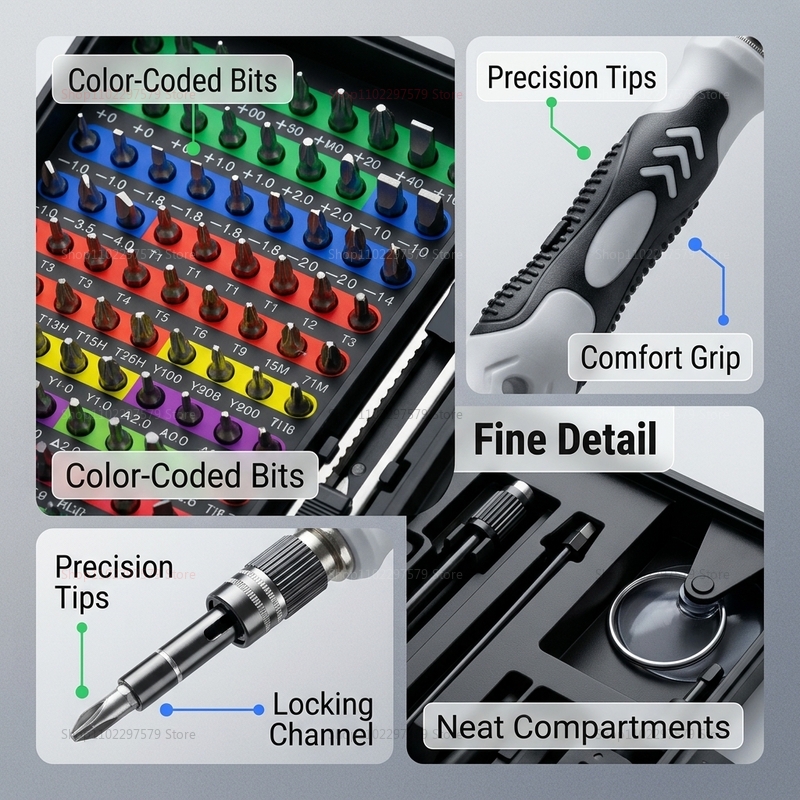 132 in 1 Precision Screwdriver – обзор и цена Electronics Repair Shop
